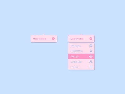 DailyUI - 027 - Dropdown app daily 100 challenge dailyui dailyuichallenge design graphic design icon typography ui ux web