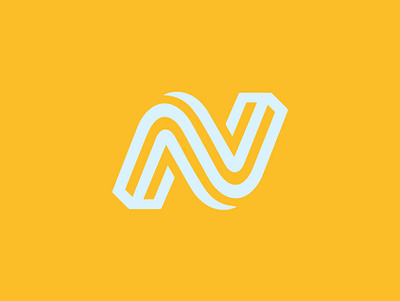 N Logo graphic graphic design identity letter logo logo 2021 logo design logo mark logodesign modern modern logo n n logo yellow yellow logo