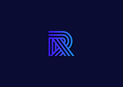 Rivet Logo Design blue logo design gradient logo graphic graphic design graphicdesign letter letter logo letter logos logo logo 2021 logodesign modern logo r logo red software logo