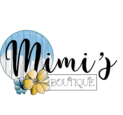 Mimi's Boutique Logo Design illustrator logo logo design photoshop
