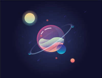 Glass illustration design illustration illustrator practice
