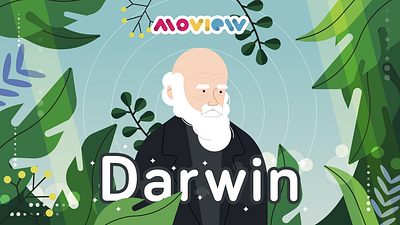 Darwin aftereffects animación animation design evolution illustration illustrator moview