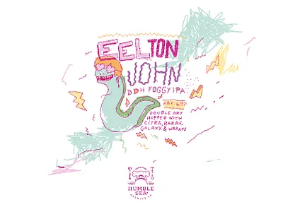 Can label design beer can can label design cartoon colors design eel good knife studio graphic design illustration ilustration logo packaging