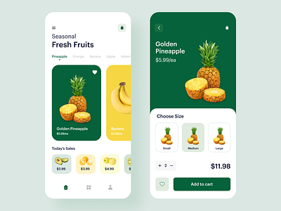 Food Ordering Mobile App Design