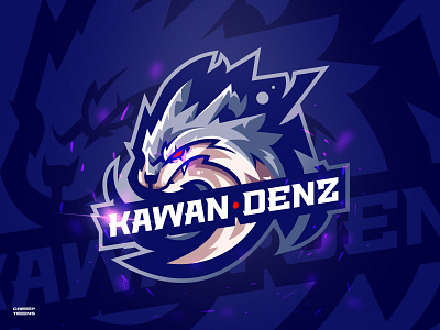 WOLF MASCOT LOGO modern style creepteens dark logo esport fox logo illustration mascot mascot logo mascotlogo wolf illustration wolf logo