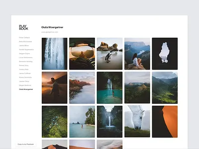 Playbook product design ui user experience visual design