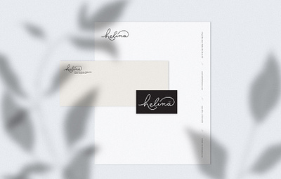 Helinä Tea Letterhead branding letterhead logo