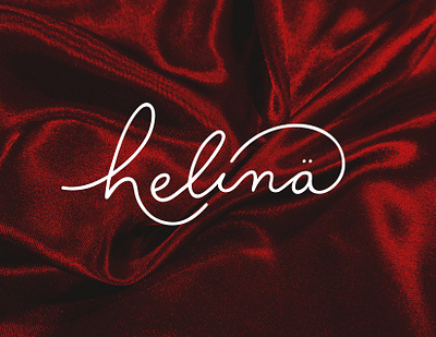 Helinä Tea Logo branding handlettering logo logotype typogaphy