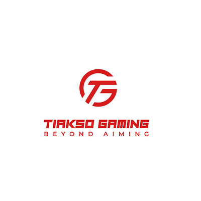 Logo design for Tiakso Gaming - Beyond Aiming brand brand identity branding design graphic design icon logo logo design logo folio visual identity