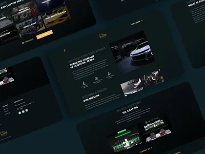 Luxury Auto Detailing Business / Web Design & Development creative agence creative agency creative studio studio wordpress