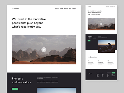 Locaventures - Corporate About Page about about page business clean company profile corporate minimal ventures
