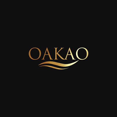 OAKAO Wordmark Fashion Brand Logo #dailylogochallenge branding creative design creative logo design fashion logo illustration illustrator logo minimal minimalist logo modern logo wordmarklogo