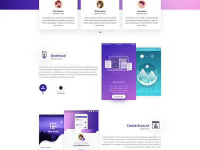 Napp branding design designer illustration ui ux web design web template