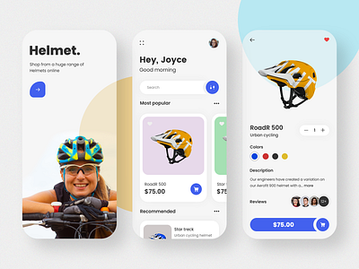 eCommerce App Design app concept app design app designers app development ecommerce app ecommerce shop helmets online shop online shopping online store online store commerce uidesign uiux uiuxdesign