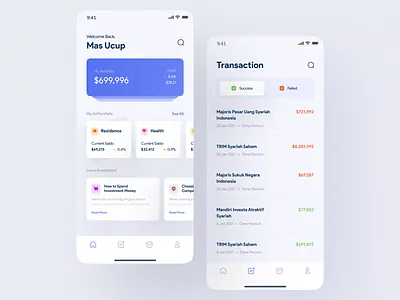 uStock - Investment App banking app clean design elegant finance app financial inspiration invest app investment app ios light minimal minimalist mobile app mobile app design simple trading app ui user interface wallet