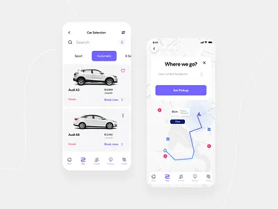 Forz - Car Booking Mobile App auto automotive booking car concept app design dribbble app drive driver app figma ios mobile app model navigation parking parking app parking lot tariff