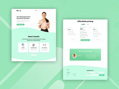 Fitness Landing Page coaching fitness landing landing design landing page landing page design landingpage trainers ui ui design uidesign uiux user interface user interface design userinterface uxui webdesign website website design