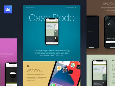 Case Dodo Mobile App Concept - Behance Presentation app icon apple behance deck hero icon ios iphone login mockup noise pitch shopping ui uidesign uisketch uiux ux uxdesign webite
