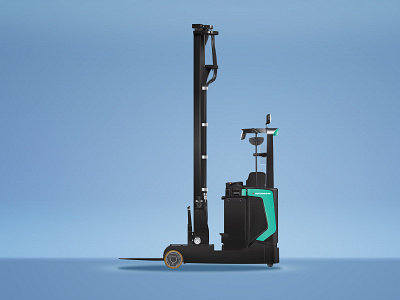 Mitsubishi Reach Truck design editorial design illustration malta maltese reach truck safety safety book truck