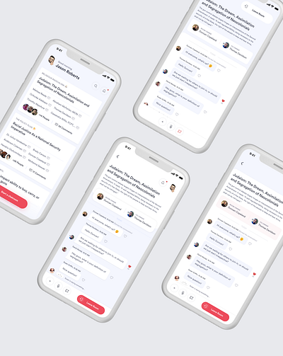 Social Chatroom App app chat app chatroom design social ui ux