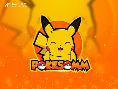 Pikachu Esports Logo animal logo anime cartoon logo commision work cutelogo esport logo esportlogo esports logo logodesign mascotlogo pika pikachu pokemon pokemon go