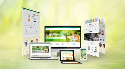 Ayurvedic Website Redesign brand identity graphic illustration website