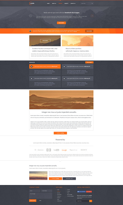 Enelle Webdesign design ui