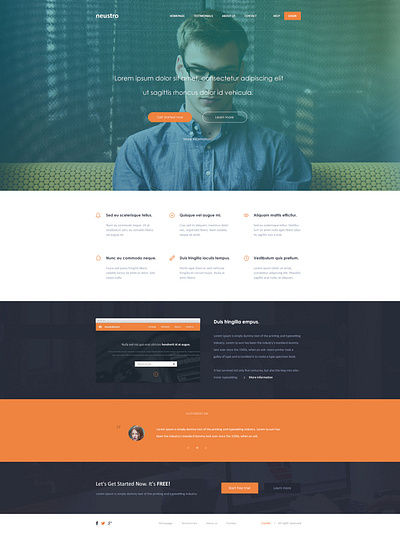 Neustro Webdesign design ui