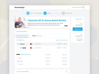 Payment page payment method ui ux