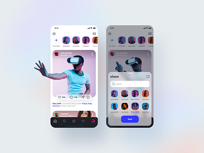 SOCIAL MEDIA UI KIT app app design concept mobile mobile app mobile app design mobile design mobile ui ui ui design ui kit design ui ux ui8net uikit uiux