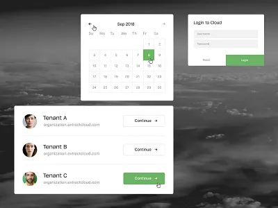 TIS — UI Elements clean design fintech grid minimal simple ui ui elements ux web website