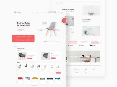 Chairplay web design branding chair design designer furniture logo mobile mobile design ui ui ux design ui design ux design web web design web designer website