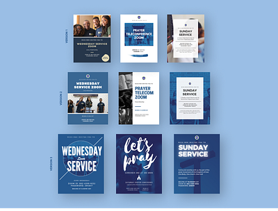 Same Flyer, Different Versions branding design graphic design