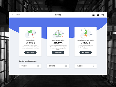 Online banking account management for inmates bank bank account banking budget budgeting cards cards ui case studies case study color illustration material design material ui prison prisoner tablet tablet app ui ux