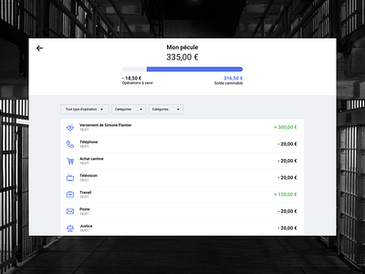 Online banking account management for inmates bank bank account branding budget budgeting case studies case study design material design material ui prison prisoner tablet tablet app ui ux ux design