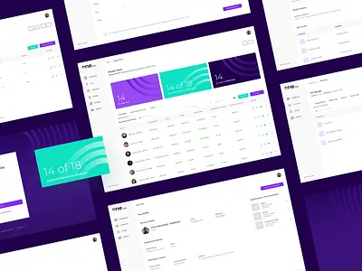 Construction workforce management platform - Project overview app ui clean ui component library construction design system kyan startup web app web design