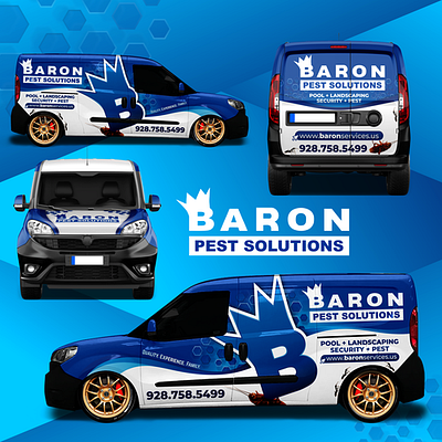 Baron Pest Solutions brand branding creative ecommerce fiverr fiverr.com fiverrgigs flat graphic design graphic design logo logo designer minimal minimalist modern typography