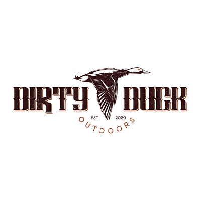 Dirty Duck, a hunting club. branding duck duck hunt duck logo graphic design graphicdesigner hunter hunting hunting logo hunting t shirt hunting t shirt design illustration logo designer logodesigner