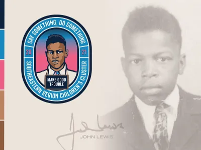 John Lewis Badge badge blue branding design illustration john lewis logo pink