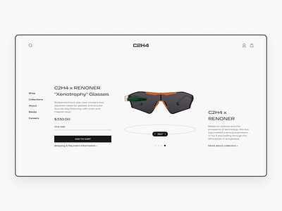 E-commerce Product Page clean design ecommerce fashion grid interface layout minimal typography ui ux web