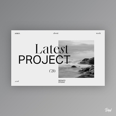 My new Portfolio - Mood Exploration clean design home minimal portfolio portfolio design typography ui web web design website