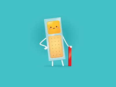Handi-Snack adobe illustrator character design cute illustration jerrod maruyama jmaruyama kawaii vector