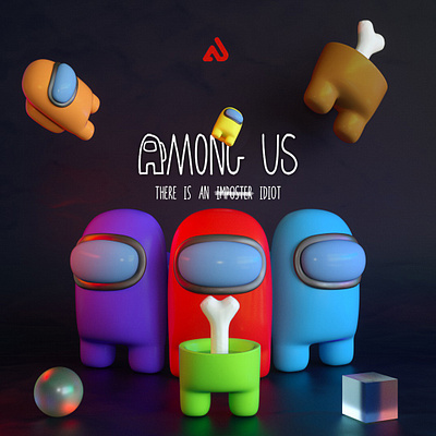 Among Us adobe color design dribbble game game art