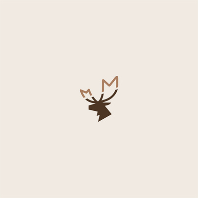 Moose abstract animal creative deer deer head elk logo logotype minimal moose simple vector