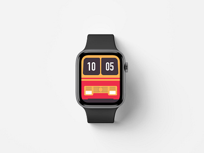 Apple watch face experiment apple watch apple watch face illustraion keralartc keralatourism minimal vector