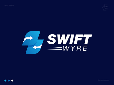 Swift Wyre Logo Design | Modern Payment Logo arrow bank best logo best logo designer brand identity branding crypto fintech funds idenity logo design minimal modern logo money money transfer payment trendy wallet zahidbrand