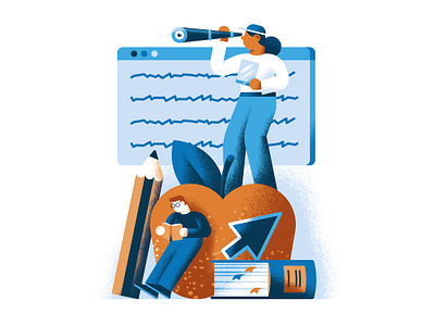 Teachers shortage daniele simonelli dsgn editorial illustration illustration school students texture vector