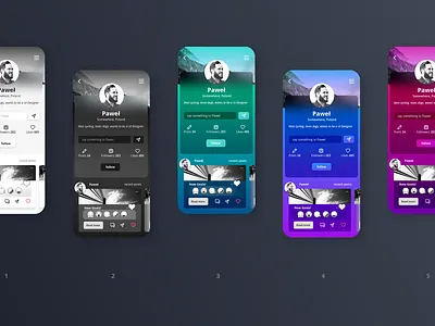 Adobe Xd Daily Creative Challenge - Day 4 Emoji Picker app design ui