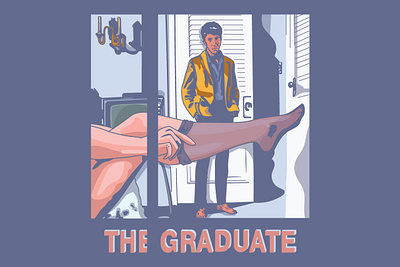 The Graduate design graphic design illustration poster