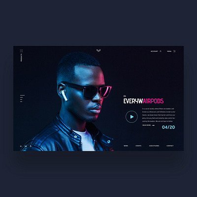 Everywhairpods Ui Design Concept design inspiration fashion graphic design logo design photography ui ui design ux design web design web designer